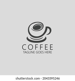 Coffee logo design template. Vector illustration