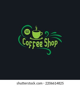 Coffee logo design template. Vector illustration