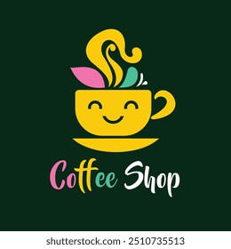 Coffee logo design template. Vector illustration