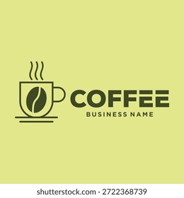 Coffee logo design template  Vector coffee logo for coffee shop  and any business related to coffee