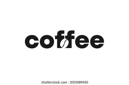 coffee logo design. logo type and vector logo