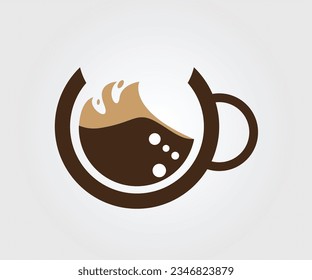 coffee logo design vector art for coffee shop