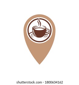 Coffee Logo design vector illustration. Vintage Coffee Logo vector design concept for cafe and restaurant. Abstract Coffee Shop vector design for Logo, icon, label, badge, sign and symbol.