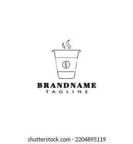 coffee logo design vector illustration