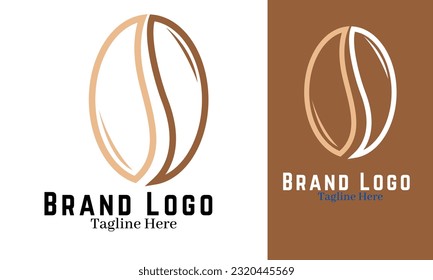 Coffee logo design vector illustration. Cafe logos minimalist concept