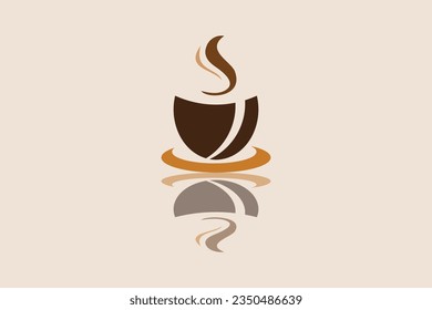 Coffee-Logo-Design, Vektorgrafik