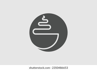 coffee logo design vector illustraton