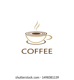 COFFEE LOGO DESIGN  VECTOR  ILUSTRATION TEMPLATE