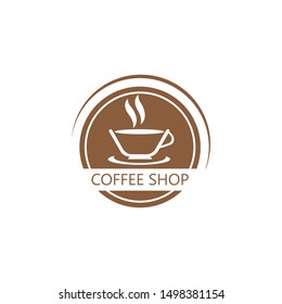 COFFEE LOGO DESIGN  VECTOR  ILUSTRATION TEMPLATE