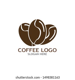 COFFEE LOGO DESIGN  VECTOR  ILUSTRATION TEMPLATE