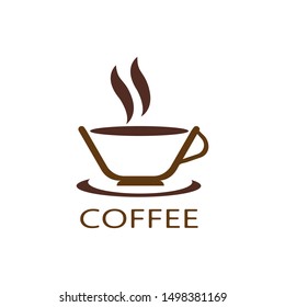 COFFEE LOGO DESIGN  VECTOR  ILUSTRATION TEMPLATE