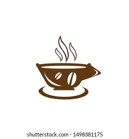 COFFEE LOGO DESIGN  VECTOR  ILUSTRATION TEMPLATE