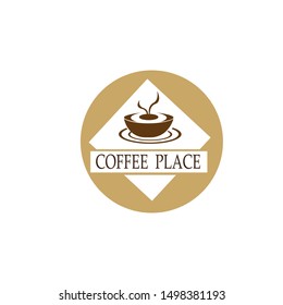 COFFEE LOGO DESIGN  VECTOR  ILUSTRATION TEMPLATE
