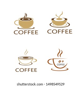 COFFEE LOGO DESIGN  VECTOR  ILUSTRATION TEMPLATE