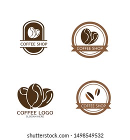 COFFEE LOGO DESIGN  VECTOR  ILUSTRATION TEMPLATE
