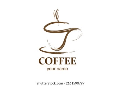Coffee logo Design Vector. Vector image.