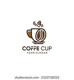 Coffee logo design vector with modern creative unique style