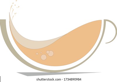 Coffee logo design vector stock