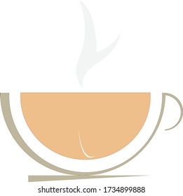 Material vectorial de diseño de logotipo de café