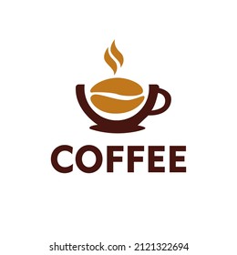 Coffee logo design Vector template icon. mug Logo of the Coffee 