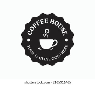 Coffee Logo design vector template. suitable for coffee shop logo or product brand identity.