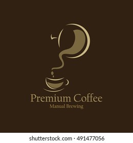 Coffee Logo design vector template. Vector Illustration