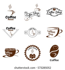 Coffee Logo design vector template.