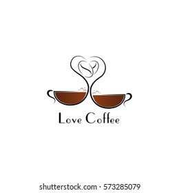 Coffee Logo design vector template.