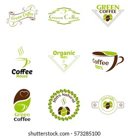 Coffee Logo design vector template.