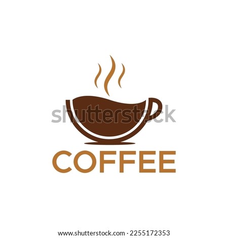 Coffee logo design vector template