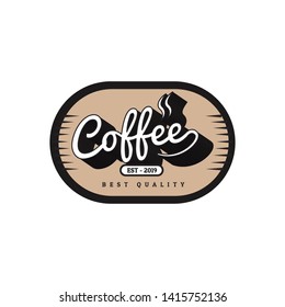Coffee logo, emblem set design on white background, vector illustration.