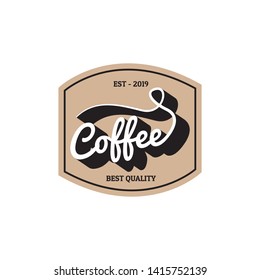Coffee logo, emblem set design on white background, vector illustration.