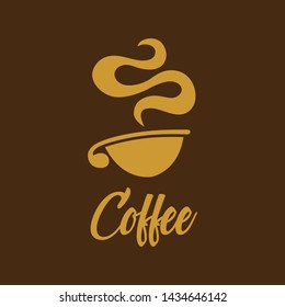 Coffee Logo glass simple elegant cafe