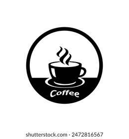 coffee logo with coffee icon