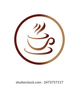 coffee logo with coffee icon