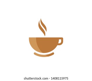 Coffee logo icon cup vector 