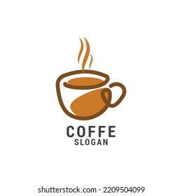 Coffee logo icon design template. luxury, vector