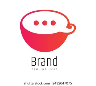 Elementos de plantilla de diseño de logotipo de café. Se puede utilizar para logotipos de marca y de empresa.
