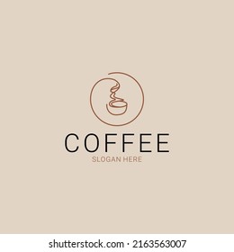 Coffee logo icon design vector 