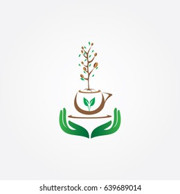 coffee logo, icon drink