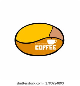 Diseño aislado del icono del logotipo del café