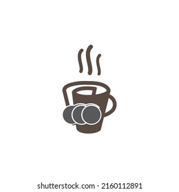 Coffee Logo And Icon With Shape