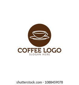 Coffee logo icon template