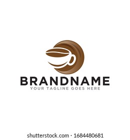 Coffee logo icon vector. Cafe logo design on trendy logo. Modern design coffee shop logo template.