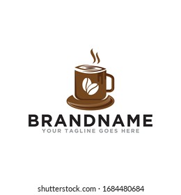 Coffee logo icon vector. Cafe logo design on trendy logo. Modern design coffee shop logo template.