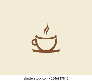 Coffee logo icon vector cup 