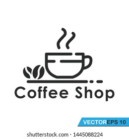 coffee logo, icon vector design template
