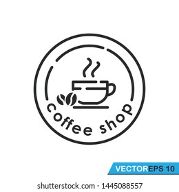 coffee logo, icon vector design template