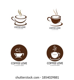 coffee logo  icon vector illustration template