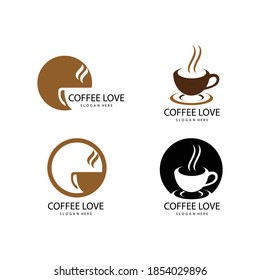 coffee logo  icon vector illustration template